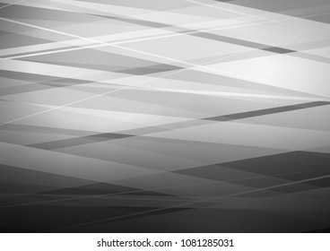 Dark Silver, Gray vector cover with long lines. Blurred decorative design in simple style with lines. Smart design for your business advert.