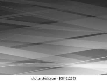 Dark Silver, Gray vector cover with long lines. Blurred decorative design in simple style with lines. Smart design for your business advert.
