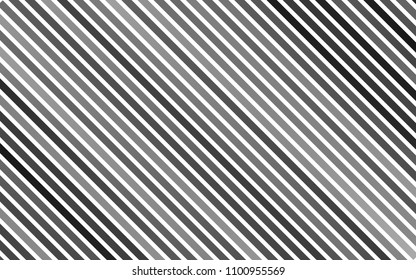 Dark Silver, Gray vector cover with long lines. Lines on blurred abstract background with gradient. The pattern can be used for websites.