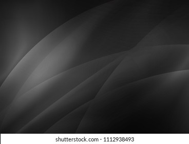 Dark Silver, Gray vector cover with long lines. Shining colored illustration with narrow lines. The template can be used as a background.