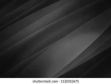 Dark Silver, Gray vector cover with long lines. Shining colored illustration with narrow lines. Best design for your ad, poster, banner.