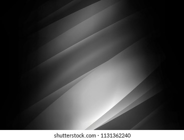 Dark Silver, Gray vector cover with long lines. Blurred decorative design in simple style with lines. The template can be used as a background.