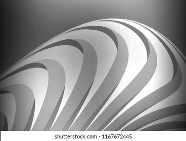 Dark Silver, Gray vector cover with long lines. Lines on blurred abstract background with gradient. The template can be used as a background.