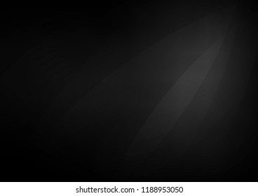Dark Silver, Gray vector cover with long lines. Blurred decorative design in simple style with lines. Best design for your ad, poster, banner.
