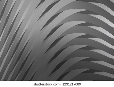 Dark Silver, Gray vector cover with long lines. Lines on blurred abstract background with gradient. Smart design for your business advert.
