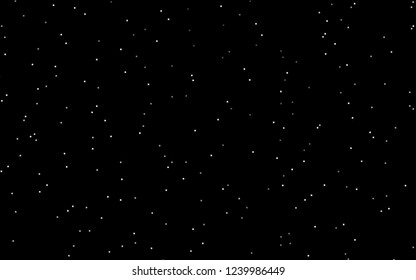 Dark Silver, Gray vector cover with small and big stars. Decorative shining illustration with stars on abstract template. The template can be used as a background.