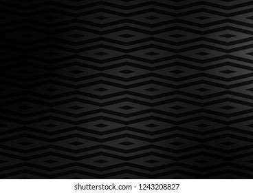 Dark Silver, Gray vector cover in polygonal style. Abstract gradient illustration with triangles. Pattern can be used for websites.