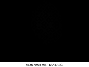 Dark Silver, Gray vector cover in polygonal style. Rectangles on abstract background with colorful gradient. Smart design for your business advert.