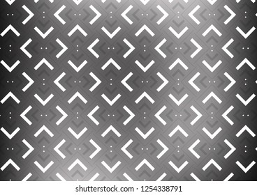 Dark Silver, Gray vector cover with long lines. Modern geometrical abstract illustration with staves. The pattern can be used as ads, poster, banner for commercial.