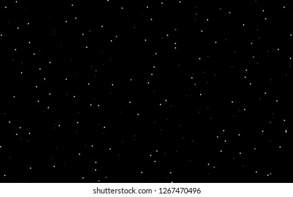 Dark Silver, Gray vector cover with small and big stars. Decorative shining illustration with stars on abstract template. Smart design for your business advert.