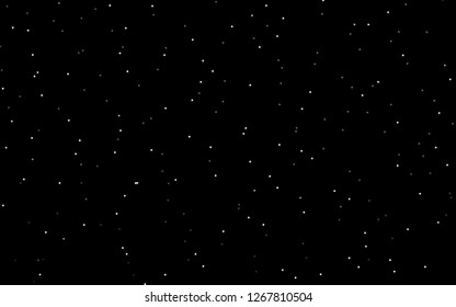 Dark Silver, Gray vector cover with small and big stars. Glitter abstract illustration with colored stars. The template can be used as a background.