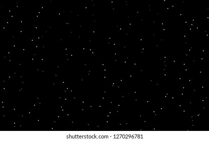 Dark Silver, Gray vector cover with small and big stars. Modern geometrical abstract illustration with stars. Best design for your ad, poster, banner.