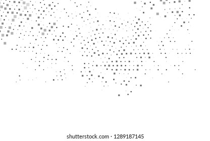 Dark Silver, Gray vector cover in polygonal style. Beautiful illustration with rectangles and squares. Pattern can be used for websites.
