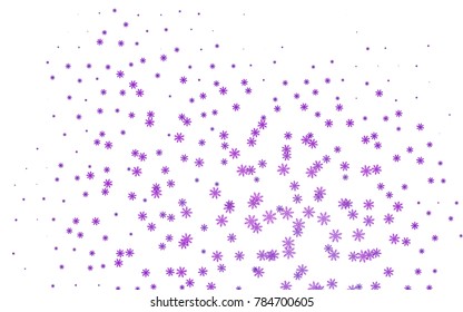 Dark Silver, Gray vector cover with beautiful snowflakes. Snow on blurred abstract background with gradient. The pattern can be used for new year ad, booklets.