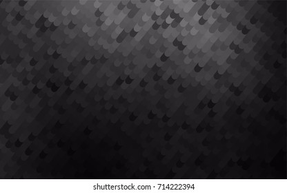 Dark Silver, Gray vector crooked abstract pattern. Colorful illustration in abstract cranked style with gradient. The completely new template can be used for your brand book.