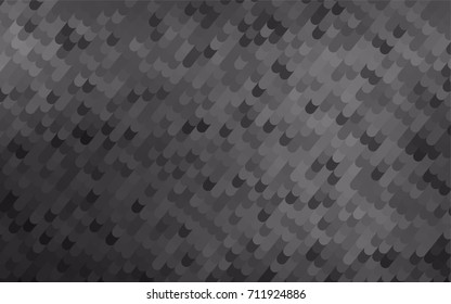 Dark Silver, Gray vector curved template. An elegant bright illustration with gradient. The elegant pattern can be used as part of a brand book.