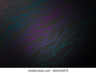 Dark Silver, Gray vector doodle blurred template. Ethnic elegant natural pattern with gradient. The textured pattern can be used for website.