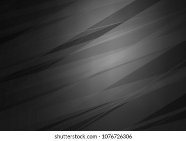 Dark Silver, Gray vector doodle blurred template. An elegant bright illustration with lines in Natural style. The pattern can be used for coloring books and pages for kids.