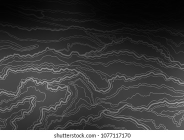 Dark Silver, Gray vector doodle blurred texture. Shining colored illustration with doodles in Zen tangle style. Hand painted design for web, leaflet, textile.