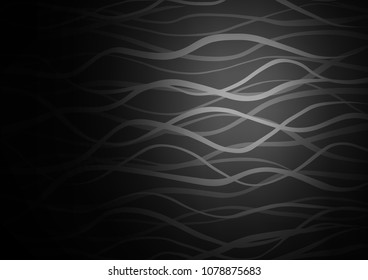 Dark Silver, Gray vector doodle blurred pattern. Modern geometrical abstract illustration with doodles. Brand-new style for your business design.