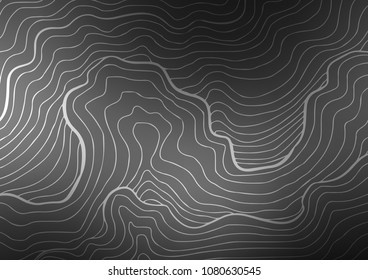 Dark Silver, Gray vector doodle blurred background. A vague abstract illustration with doodles in Indian style. A completely new template for your business design.