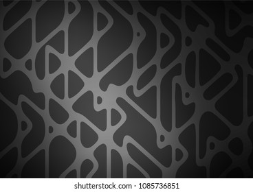 Dark Silver, Gray vector doodle blurred texture. Sketchy hand drawn doodles on blurred background. The completely new template can be used for your brand book.