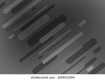 Dark Silver, Gray vector doodle blurred texture. Sketchy hand drawn doodles on blurred background. A completely new template for your business design.