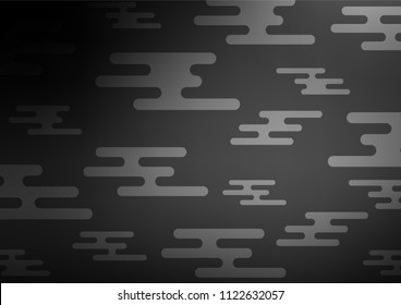 Dark Silver, Gray vector doodle blurred texture. Brand-new colored illustration in blurry style with doodles. Hand painted design for web, wrapping, wallpaper.