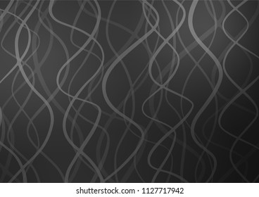 Dark Silver, Gray vector doodle blurred pattern. Colorful illustration in abstract style with doodles and Zen tangles. The template can be used as a background for cell phones.