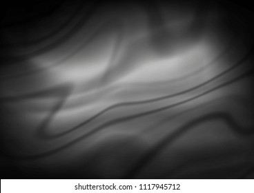 Dark Silver, Gray vector glossy abstract wave background. Colorful abstract illustration with gradient. Brand new design for your business.