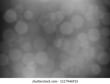 Dark Silver, Gray vector glossy bokeh pattern. An elegant bright illustration with gradient. The best blurred design for your business.