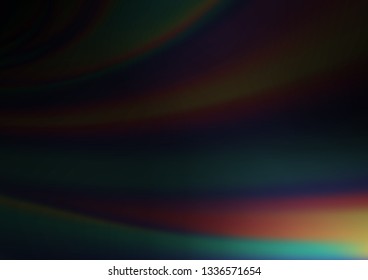 Dark Silver, Gray vector glossy bokeh pattern. Colorful illustration in abstract style with gradient. The elegant pattern for brand book.