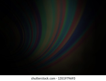 Dark Silver, Gray vector glossy bokeh pattern. A completely new color illustration in a bokeh style. Brand new design for your business.
