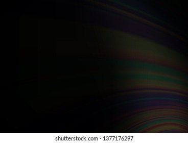 Dark Silver, Gray vector glossy bokeh pattern. Colorful illustration in blurry style with gradient. The blurred design can be used for your web site.