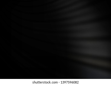 Dark Silver, Gray vector glossy bokeh pattern. A vague abstract illustration with gradient. A new texture for your design.