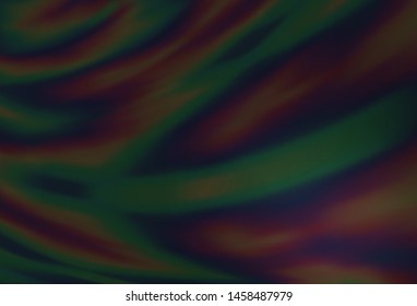 Dark Silver, Gray vector glossy abstract backdrop. A completely new colored illustration in blur style. New style design for your brand book.