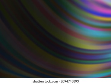 Dark Silver, Gray vector glossy abstract template. Glitter abstract illustration with an elegant design. A new texture for your design.