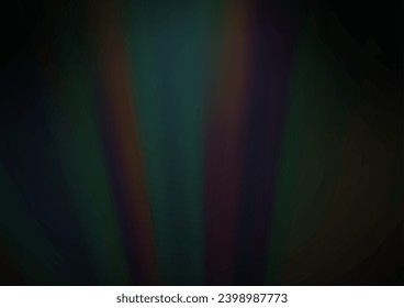 Dark Silver, Gray vector glossy bokeh pattern. Colorful abstract illustration with gradient. The blurred design can be used for your web site.