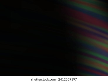 Dunkles Silber, grauer Vektorglanz-Bokeh-Muster. Moderne geometrische abstrakte Illustration mit Farbverlauf. Die Vorlage kann für Ihr Markenbuch verwendet werden.