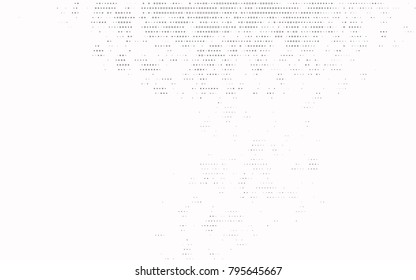 Dark Silver, Gray vector illustration which consist of circles. Dotted gradient design for your business. Creative geometric background in halftone style with colored spots.