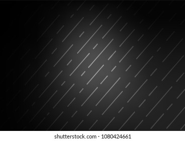 Dark Silver, Gray vector indian curved background. Brand-new colored illustration in blurry style with doodles. The textured pattern can be used for website.