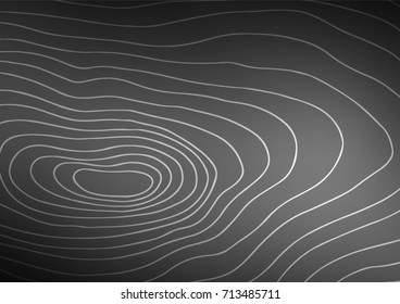 Dark Silver, Gray vector indian curved background. Blurred decorative design in Indian style with lines. Brand-new style for your business design.