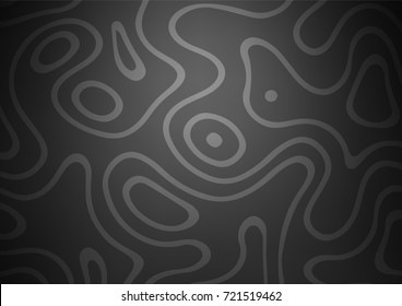 Dark Silver, Gray vector indian curved template. Glitter abstract illustration with doodles and Zen tangles. A completely new template for your business design.
