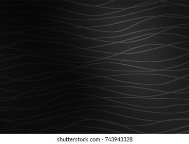 Dark Silver, Gray vector indian curved pattern. Brand-new colored illustration in blurry style with doodles. The pattern can be used for heads of websites and designs.