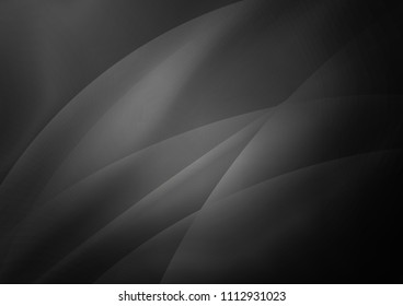 Dark Silver, Gray vector layout with flat lines. Decorative shining illustration with lines on abstract template. The pattern can be used for websites.