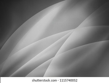 Dark Silver, Gray vector layout with flat lines. Decorative shining illustration with lines on abstract template. Best design for your ad, poster, banner.