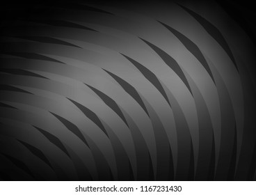 Dark Silver, Gray vector layout with flat lines. Glitter abstract illustration with colored sticks. The pattern can be used for busines ad, booklets, leaflets