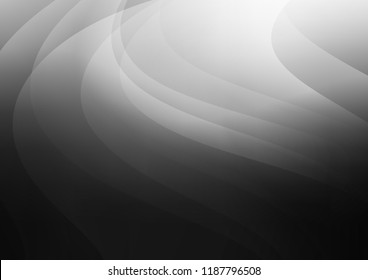 Dark Silver, Gray vector layout with flat lines. Blurred decorative design in simple style with lines. The pattern can be used for busines ad, booklets, leaflets