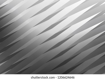 Dark Silver, Gray vector layout with flat lines. Lines on blurred abstract background with gradient. The template can be used as a background.