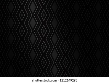 Dark Silver, Gray vector layout with lines, rectangle. Colorful decorative design in simple style with lines, rhombuses. Smart design for your business advert.
